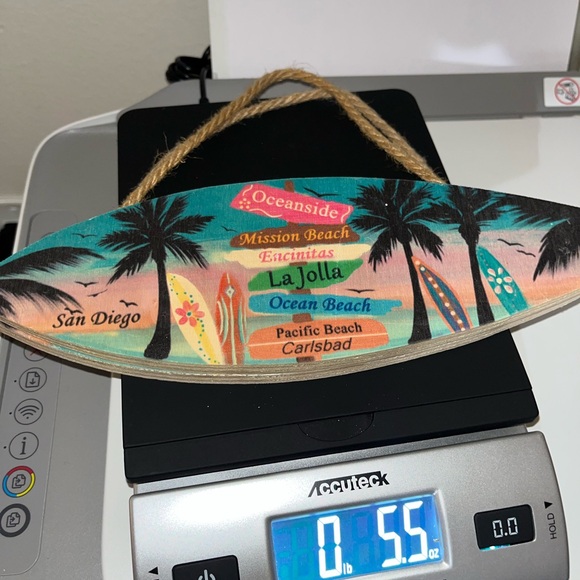 Colorful Surfboard Wall Decor Set of 2 - Picture 7 of 7